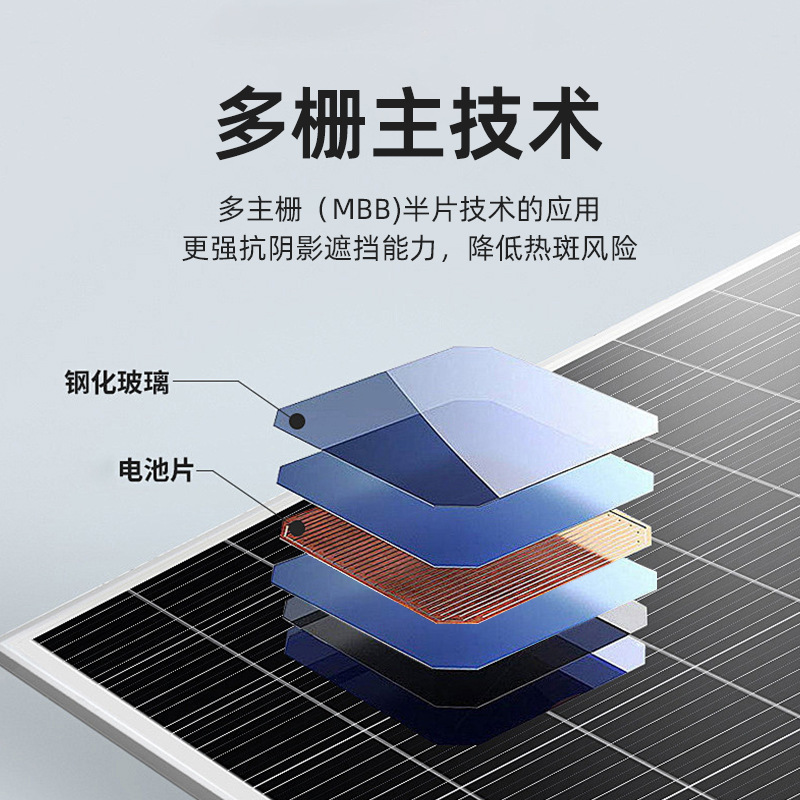 550W 太陽能板 標準組件